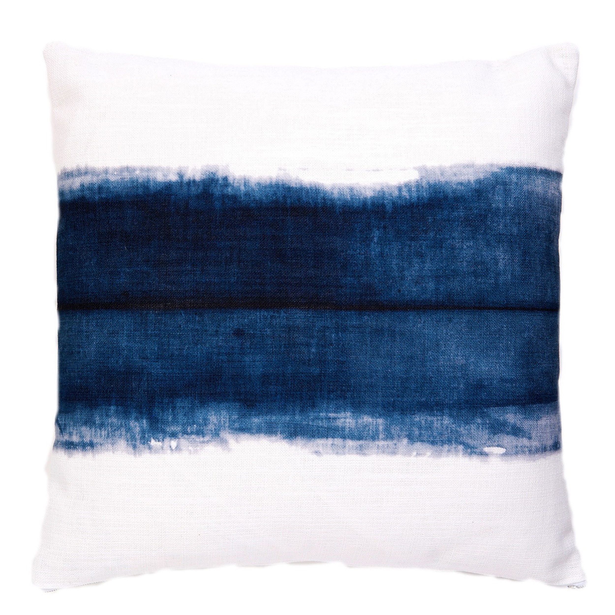 Single Stripe Cushion Cover Indigo. Outdoor Designer Store