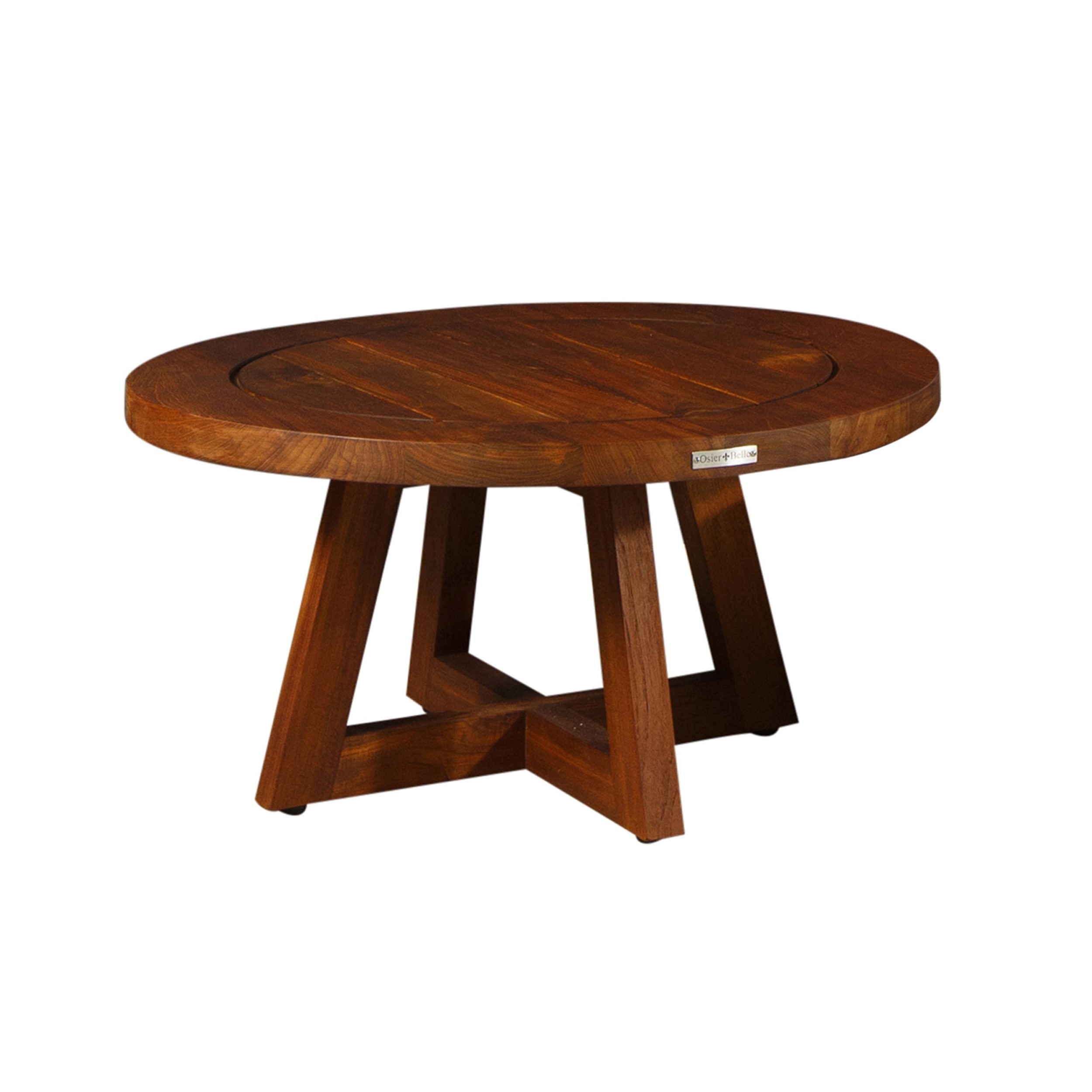 Picture of TEAK ROUND COFFEE TABLE