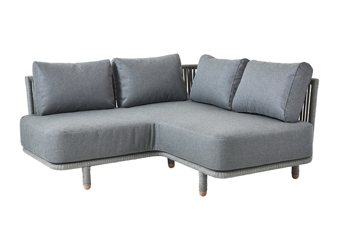 Picture of Moments corner module, incl. Grey cushion set