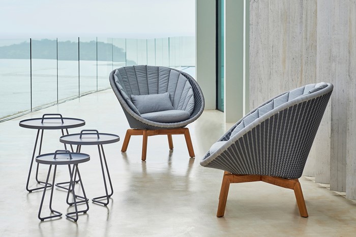 Picture of Peacock lounge chair, Cane-line Weave