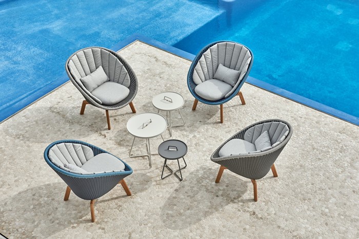 Picture of Peacock lounge chair, Cane-line Weave