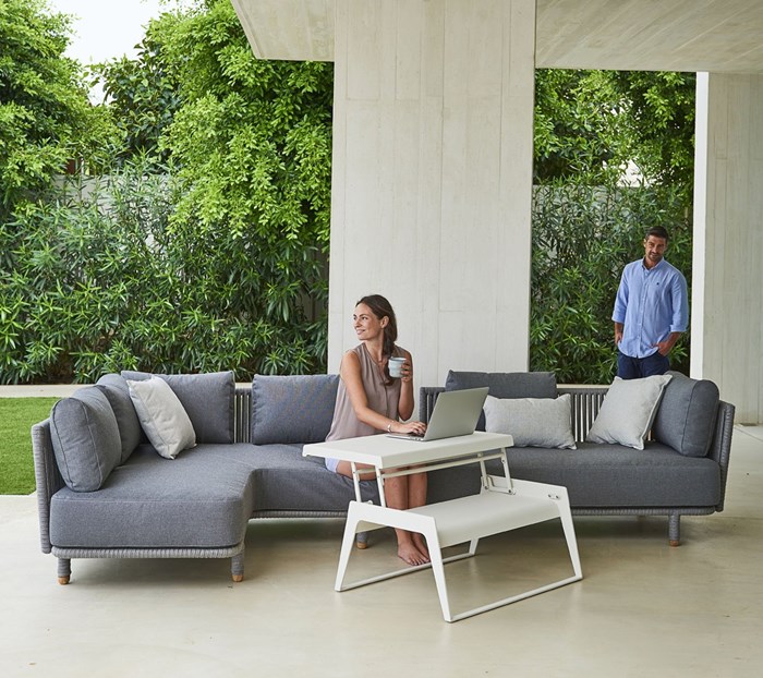 Picture of Moments 2-seater sofa, left module, incl. Grey cushion set 