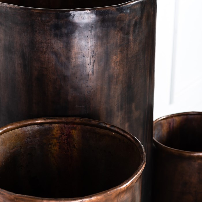 Picture of ISHA Indian Copper Cylinder Planter