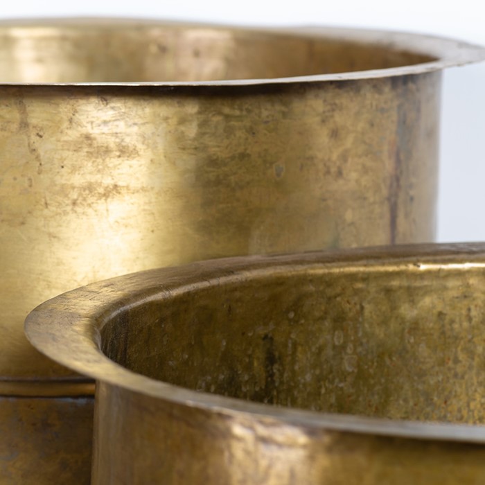 Picture of MOHAN Indian Brass Ringed Planter