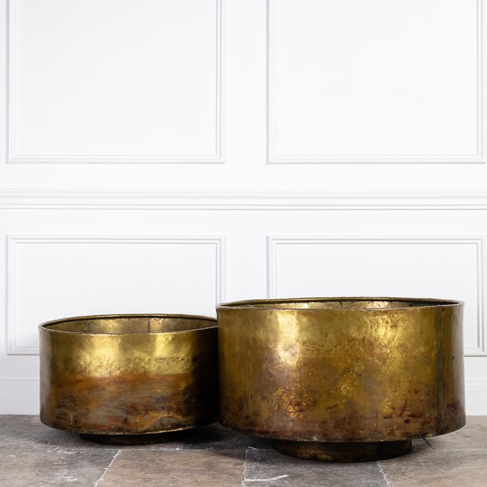 Picture of VAANI Indian Brass Low Planter
