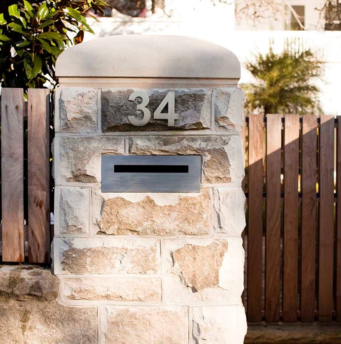 Picture of Ned Kelly Slimline Letterbox