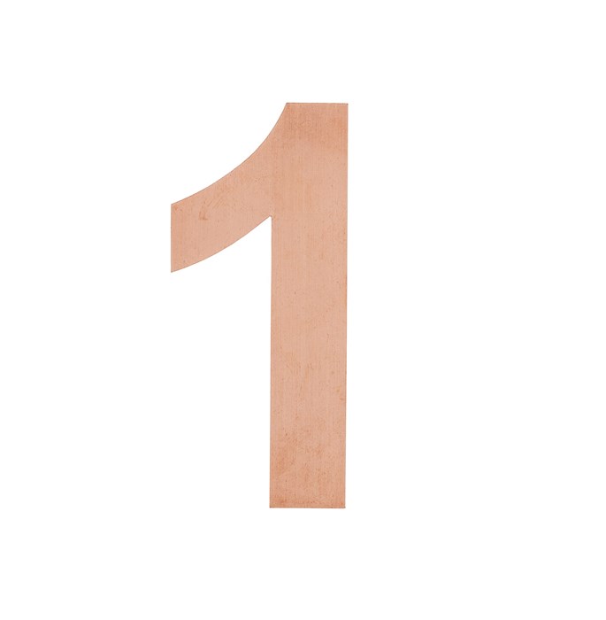Picture of Numbers & Letters Copper