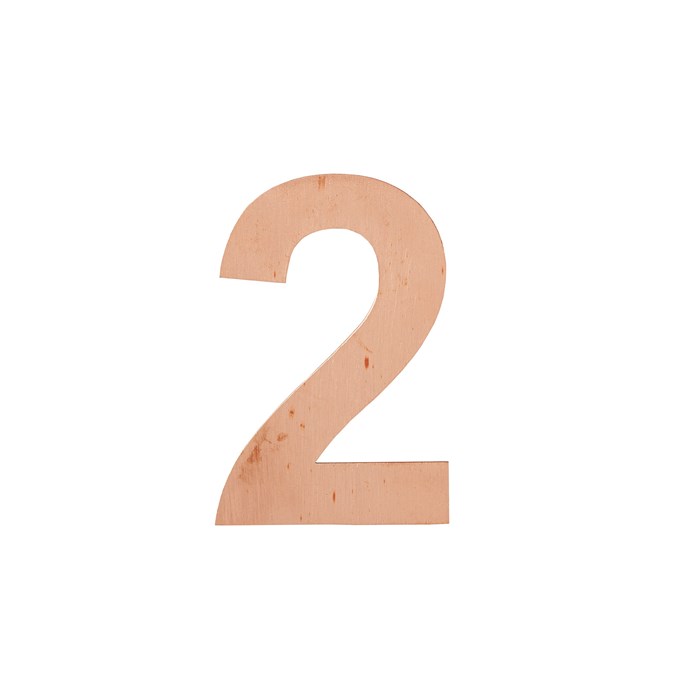 Picture of Numbers & Letters Copper