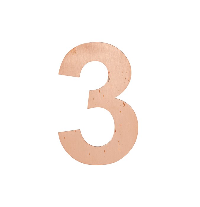Picture of Numbers & Letters Copper