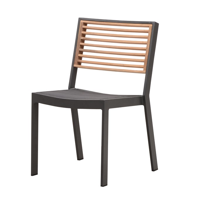 Picture of St Lucia Dining Side Chair in Charcoal