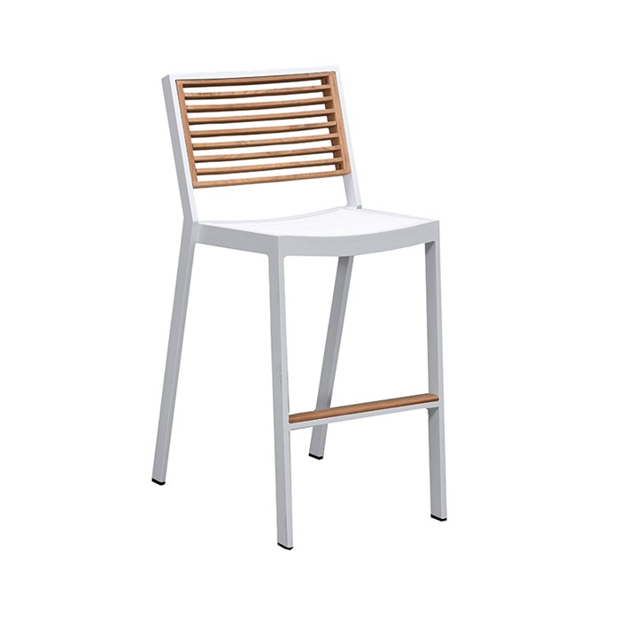 Picture of St Lucia Bar Height Side Chair in White