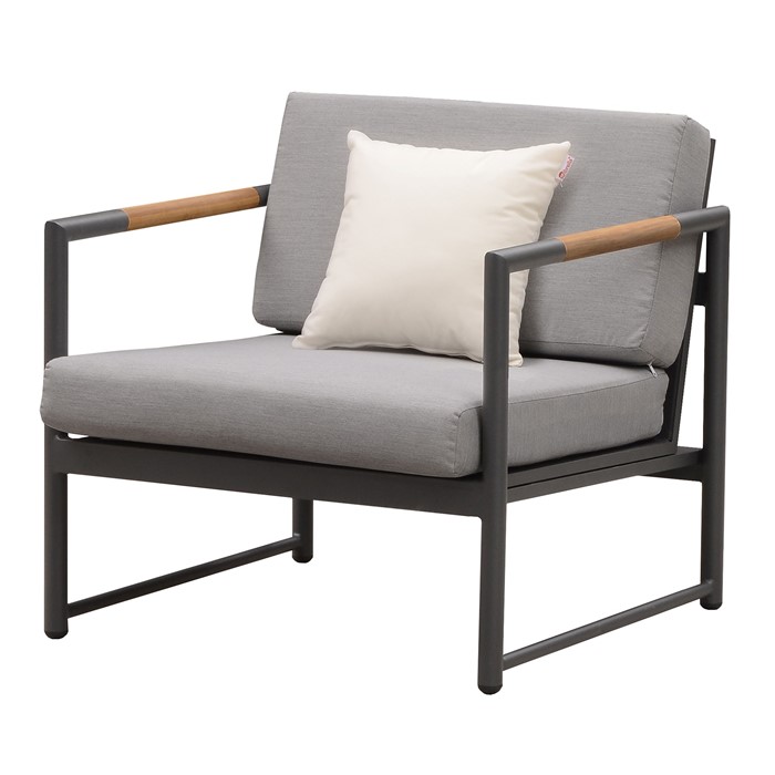 Picture of Monaco Club Chair in Charcoal