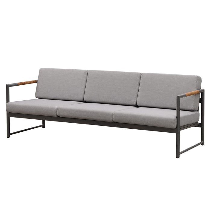 Picture of Monaco Three Seat Sofa in Charcoal
