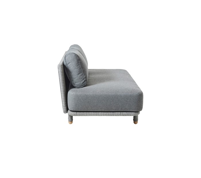 Picture of Moments 2-seater sofa module, incl. Grey cushion set, Cane-line AirTouch