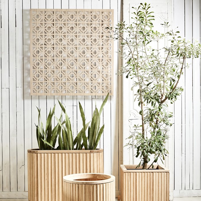 Picture of Bamboo Pleat 'Hari' Design Screen