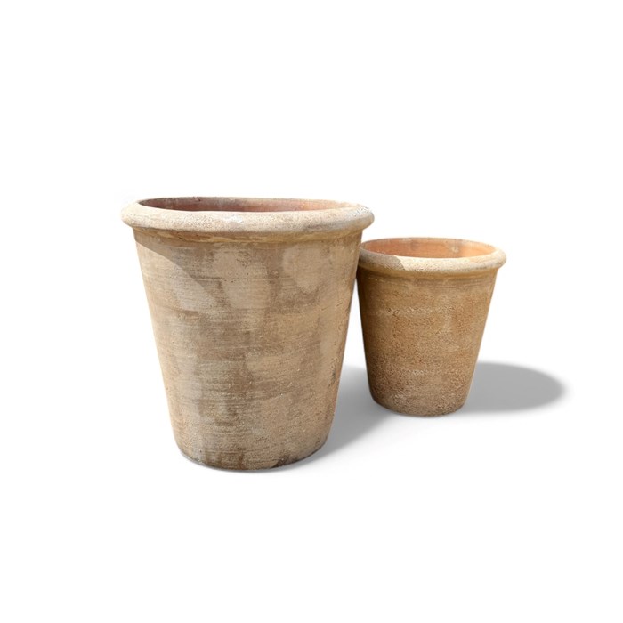 Picture of Antique Terracotta Cono Planter Basalt