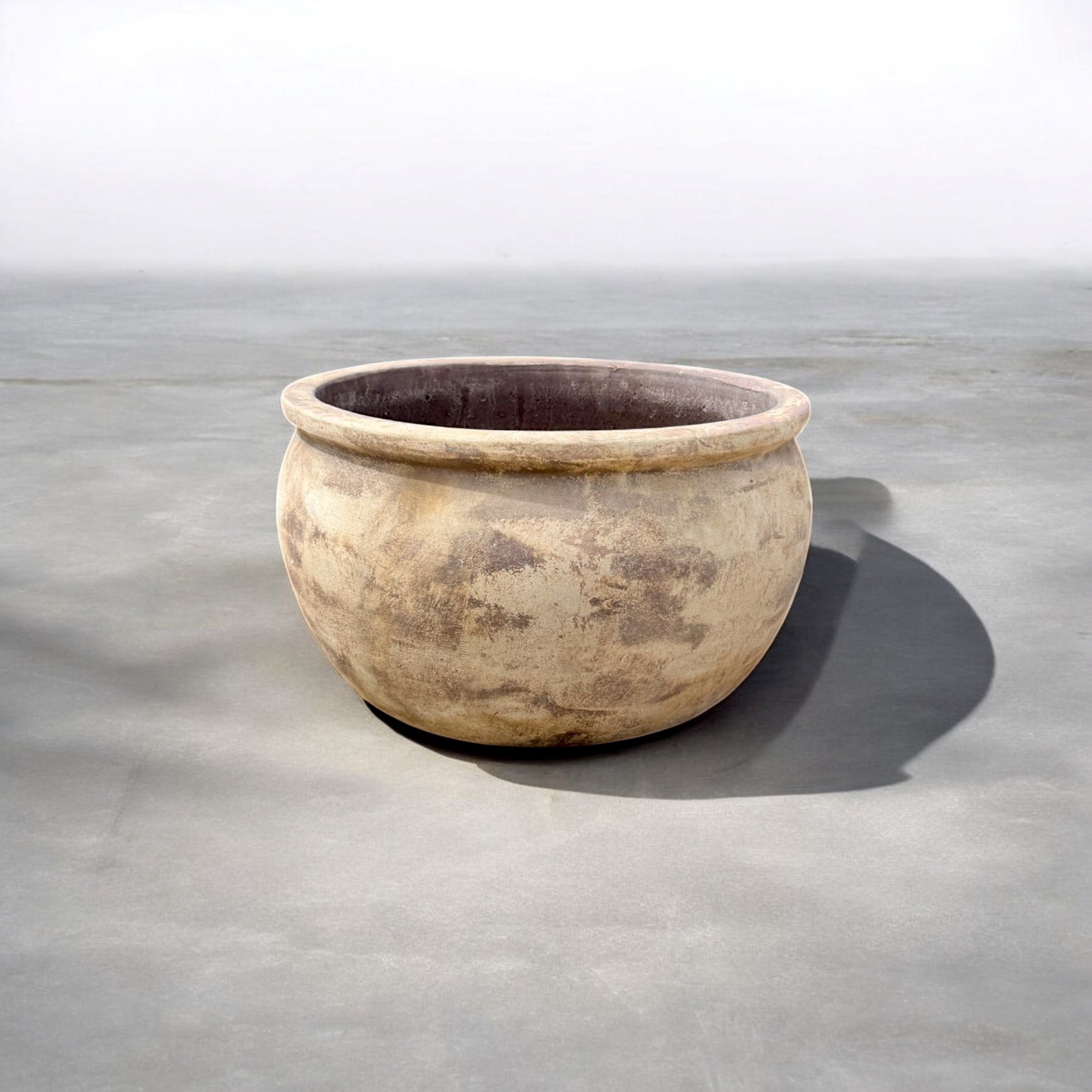 Picture of Antique Terracotta FlatRim Bowl Basalt